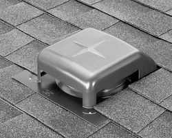 Air Vent 4.3 in. H X 14 in. W X 16.8 in. L X 7.5 in. D Metallic Aluminum/Steel Roof Vent