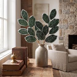 Good Tidings Green Leaf Stem 27 in.