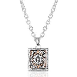 Montana Silversmiths Women's Ranch House Floral Necklace