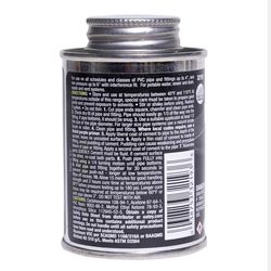 Oatey Fusion Single Step Clear Cement For Medium PVC 4 oz