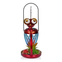 Alpine Red Acrylic/Iron 16 in. H Outdoor Decoration