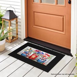 Briarwood Lane 22 in. W X 10 in. L Multi-Color Rubber Door Mat