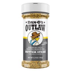 Dan-O's Outlaw Butter Steak BBQ Seasoning 6.9 oz