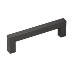 Amerock Monument Contemporary Bar Cabinet Pull 3-3/4 in. Matte Black Black 1 pk