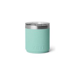YETI Rambler 10 oz Sea Stone BPA Free Ceramic Lined Lowball Tumbler with MagSlider Lid