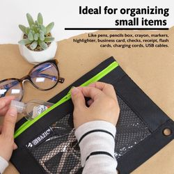 Bazic Products 10 in. H X 7.2 in. W Pencil Pouch Assorted