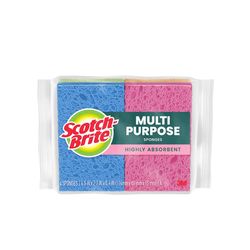 Scotch-Brite Medium Duty Sponge For Multi-Purpose 4 pk