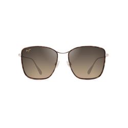 Maui Jim Tiger Lily Sunglasses Women's Dark Tortoise W/Gold Frame HCL Bronze Lens Polarized