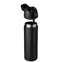 Owala FreeSip 24 fl. oz. Very Very Dark BPA Free Water Bottle with Spout Lid