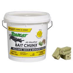 Tomcat Toxic Peanut-Flavored Bait Blocks For Mice and Rats 4 lb