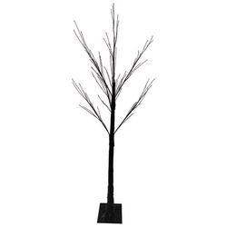 Celebrations Orange/Purple 350 ct 5 ft. LED Prelit Spooky Tree Yard Decor
