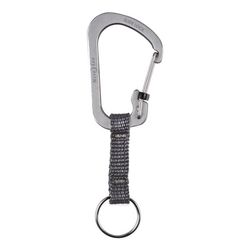 Nite Ize SlideLock Stainless Steel Silver Locking Carabiner Key Ring
