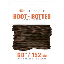 Sof Sole 60 in. Balck-Brown Boot Laces