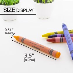 Bazic Products Premium Assorted Color Crayons 48 pk