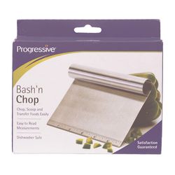 Progressive Prepworks Silver Stainless Steel Bash and Chop Scooper/Cutter