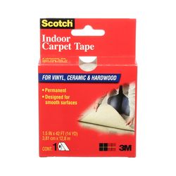3M Scotch 1.5 in. W X 42 ft. L Reversible Vinyl Indoor Carpet Tape