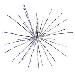 Celebrations LED Blue/Pure White 3 in1 Radiant Blast 16 in. Hanging Decor