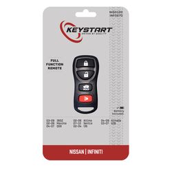 KeyStart NIS012 Self Programmable Remote Automotive Remote HD Key For Nissan Infiniti