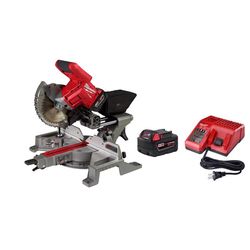 Milwaukee 18V M18 FUEL 7-1/4 in. Cordless Brushless Compound Miter Saw Kit (Battery & Charger)