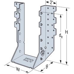 Simpson Strong-Tie 3 in. H X 7.63 in. W 14 Ga. Steel Joist Hanger