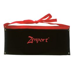Zenport 1 pocket Canvas Apron Pouch 17 in. L Black