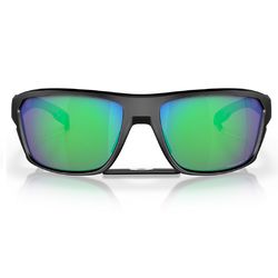 Oakley Split Shot Sunglasses Unisex Black Frame Green Lens Polarized Blue Light Blocking