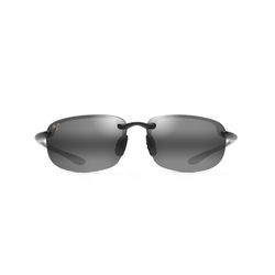 Maui Jim Hookipa Sunglasses Unisex Gloss Black Frame Neutral Gray Lens Polarized