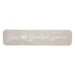 Pavilion Stones with Stories Cream/Gray Cement/Stone 3.75 in. H X 16 in. L X 0.75 in. W Blessed Step