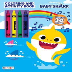 Bendon Baby Shark Coloring and Activity Book Multicolored