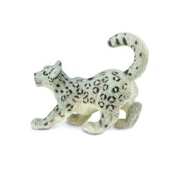 Safari Ltd. Wild Safari Snow Leopard Cub Toy Black/White