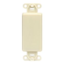 Leviton Decora Ivory 1 gang Nylon Decorator Wall Plate 1 pk