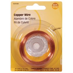HILLMAN 50 ft. L Copper 20 Ga. Hobby Wire