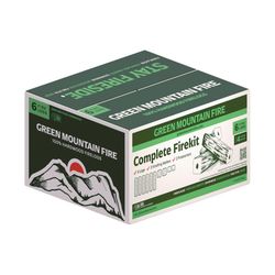 Green Mountain Firewood Natural Fire Log 4 hr 6 pk