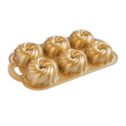 Nordic Ware 15 in. W X 8 in. L Swirl Bundt Pan Gold