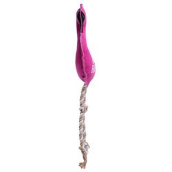 Pavilion We People For Dog Pink Cotton Flamingo Squeak Dog Toy 14.75 1 pk