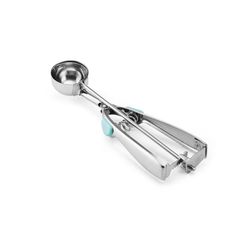 Farberware Aqua/Silver Stainless Steel Cookie Dough Scoop