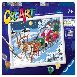 Ravensburger CreArt Night Before Christmas Paint by Numbers Set Multicolored