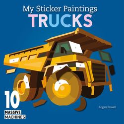 My Sticker Paintings Trucks Sticker Book