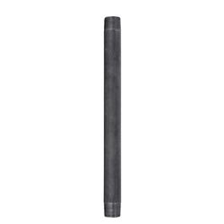 STZ Industries 3/4 in. MIP each X 3/4 in. D MIP Black Steel 12 in. L Nipple