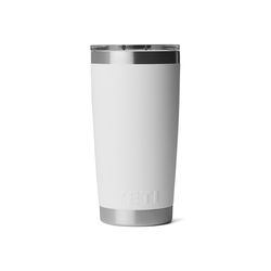 YETI Rambler 20 oz White Patriotic BPA Free Badge Tumbler with MagSlider Lid