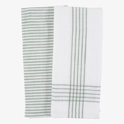 Monaco Mineral Green Cotton Kitchen Towel