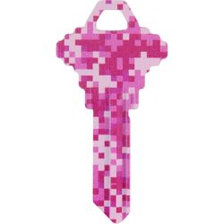 HILLMAN Wackey Digital Camo House/Office Key Blank 68 Single For Schlage Locks