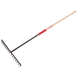 Razor-Back 78 in. 14 Tine Steel Level Rake Wood Handle