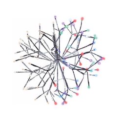 Celebrations LED Multi Shimmering Sphere 16 in. Hanging Decor