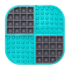 LickiMat Slomo Turquoise Plastic Slow Feeder For Dogs