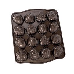 Nordic Ware 11 in. W X 13 in. L Autumn Cakelet Pan Brown 1 pc