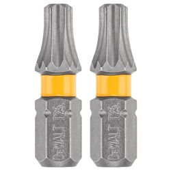 DeWalt Max Fit Torx T25 X 1 in. L Screwdriver Bit Set Steel 2 pk