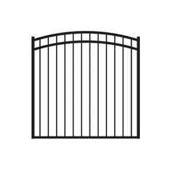 Fortress Building Products Versai 54 in. H X 56.5 in. W X 1.5  L Steel Fence Gate