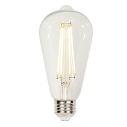 Westinghouse ST20 E26 (Medium) Filament LED Bulb Warm White 60 Watt Equivalence 1 pk