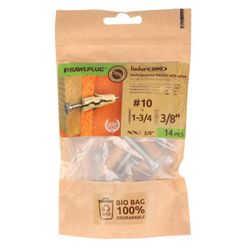 RAWLPLUG 3/8 in. D X 1.75 in. L Polypropylene Phillips Head Drywall Anchor 14 pc